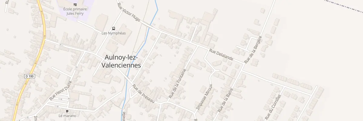 Plan du 19 Rue de la Fontaine à Aulnoy-lez-Valenciennes