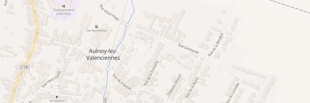 Plan du 21 Rue de la Fontaine à Aulnoy-lez-Valenciennes