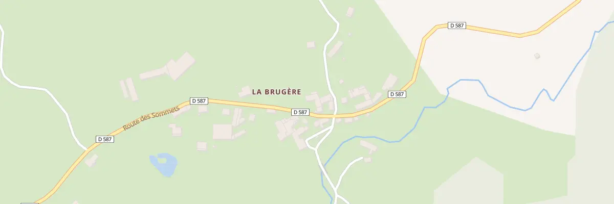 Plan du 5070 La Brugere à Esplantas-Vazeilles