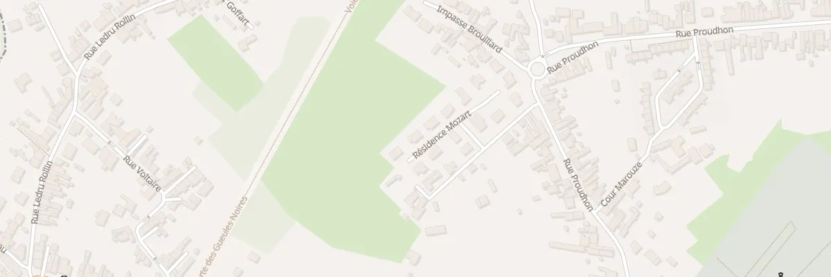 Plan du 10 Rue Proudhon Res Mozart à Bruay-sur-l’Escaut