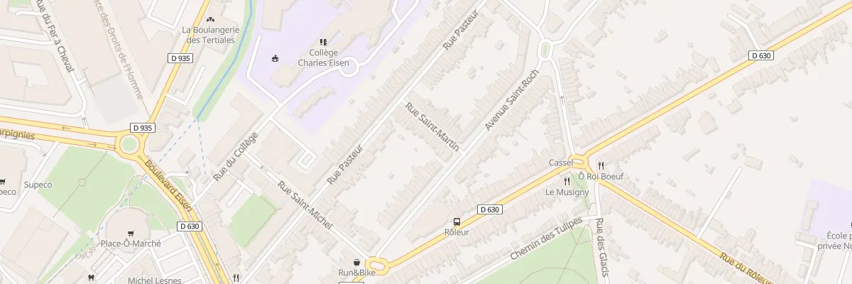 Plan du 18 Rue Saint-martin à Valenciennes