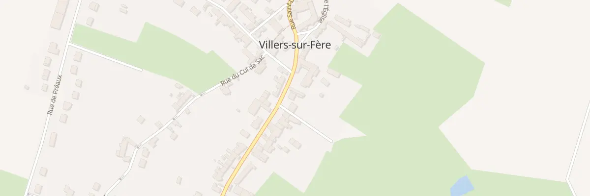 Plan du 14 Rue Saint Denis à Villers-sur-Fère