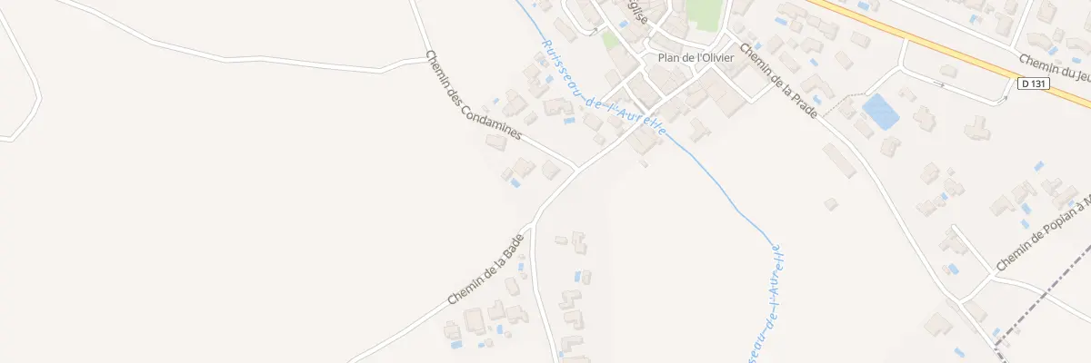 Plan du 1 Che des Condamines à Popian