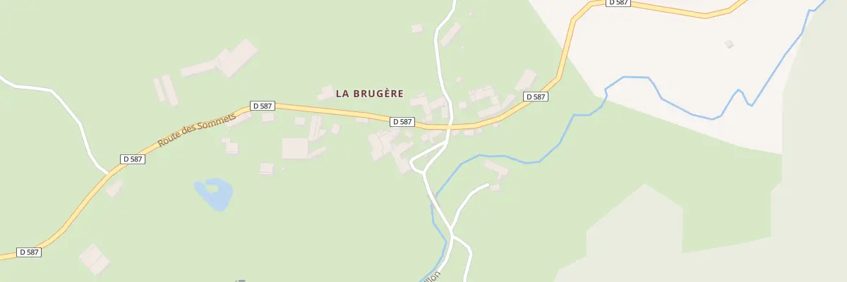 Plan du 5069 La Brugere à Esplantas-Vazeilles