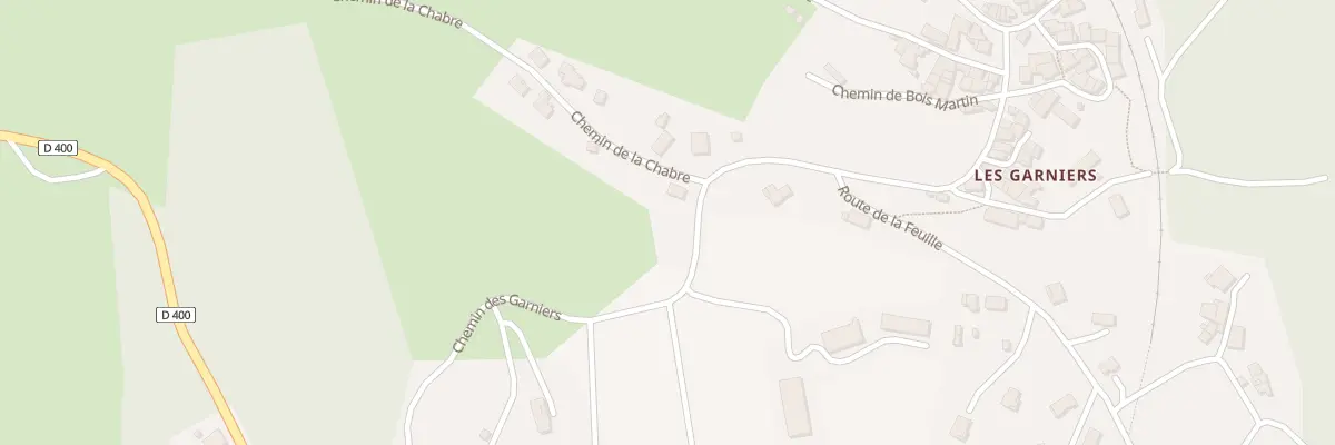 Plan du 8 Che des Garniers à Thiers