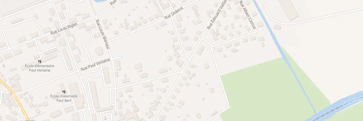 Plan du 23 Rue Edouard Vaillant à Migennes