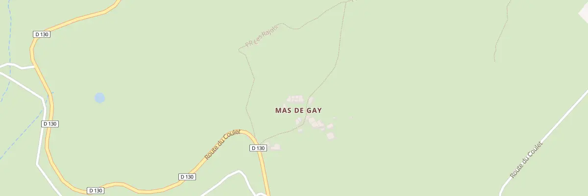 Plan du 5538 Mas de Gay à Saint-Maurice-Navacelles