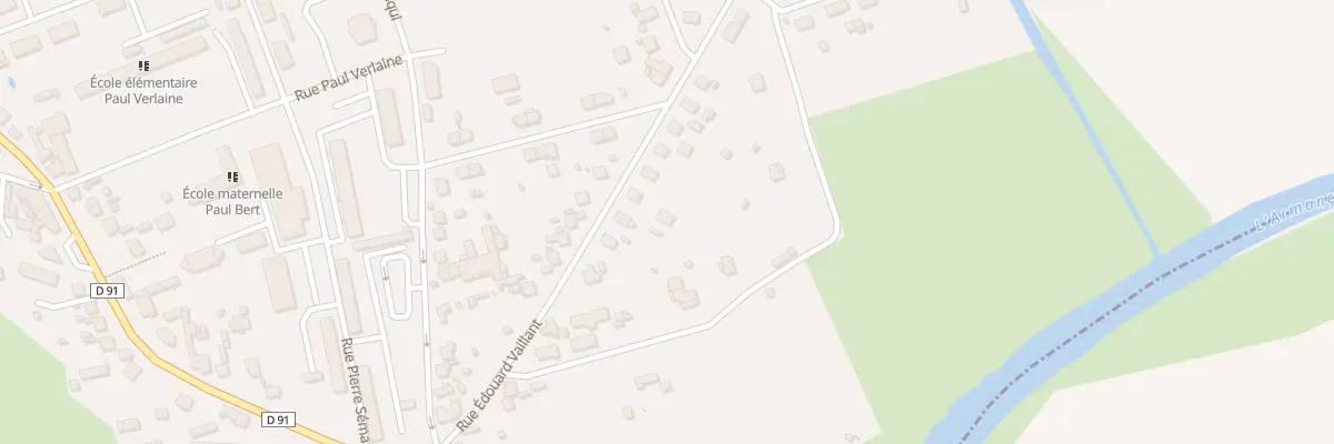 Plan du 24B Rue Edouard Vaillant à Migennes