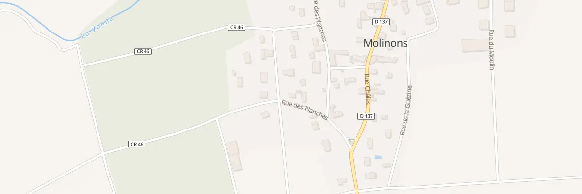 Plan du 5 Rue Forraine à Molinons