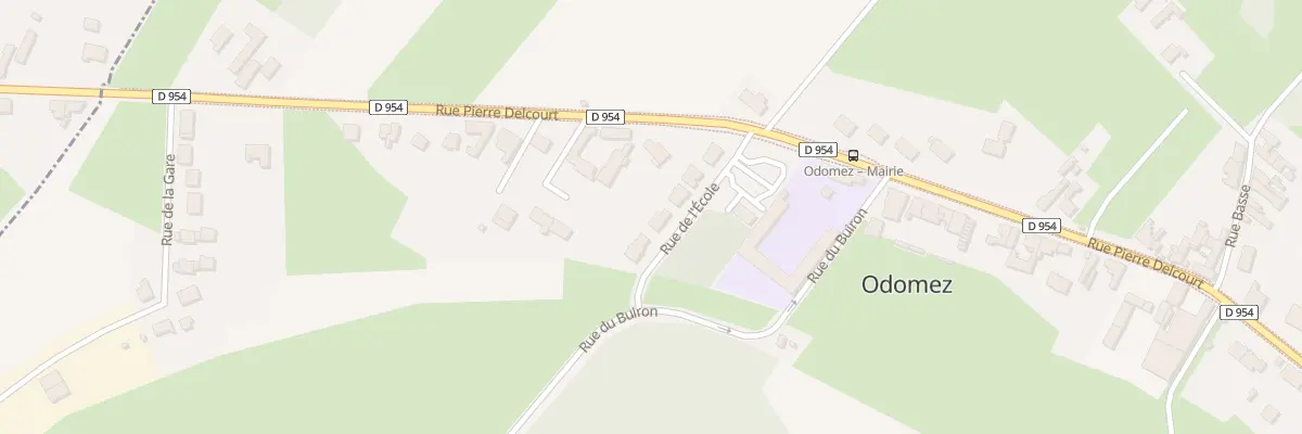 Plan du 96 Rue de l’Ecole à Odomez