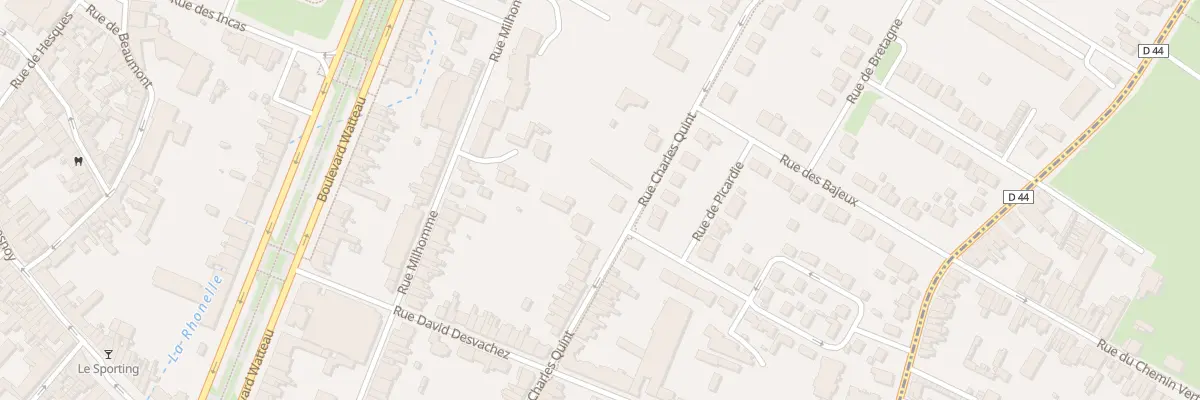 Plan du 63 Rue Charles Quint à Valenciennes