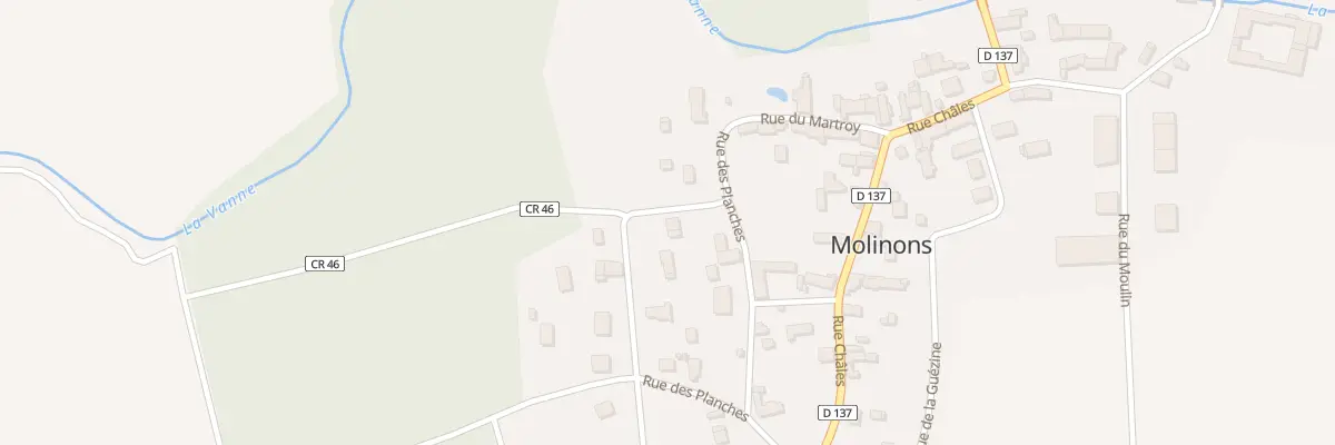 Plan du 1 Rue Forraine à Molinons