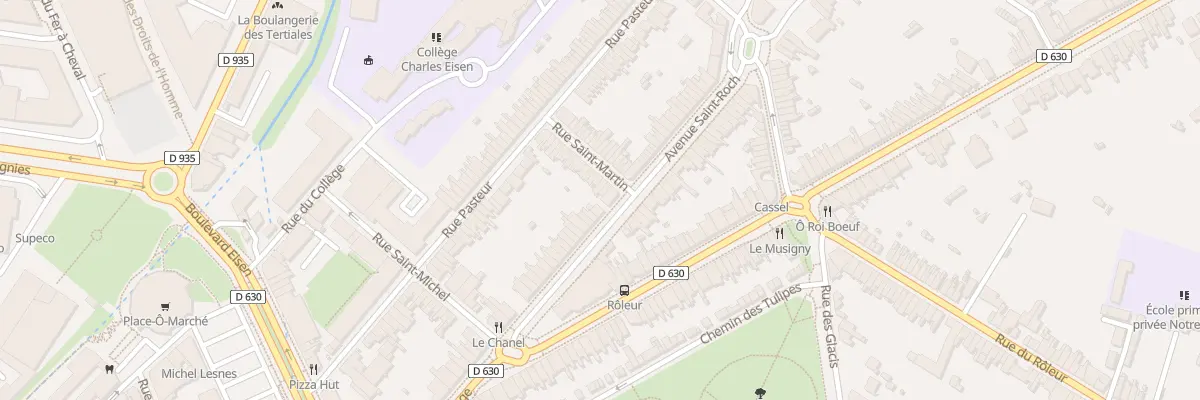 Plan du 28 Rue Saint-martin à Valenciennes
