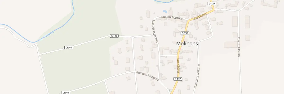 Plan du 1B Rue Forraine à Molinons