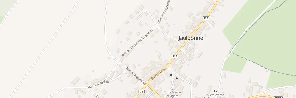 Plan du 15 Rue de Fère à Jaulgonne