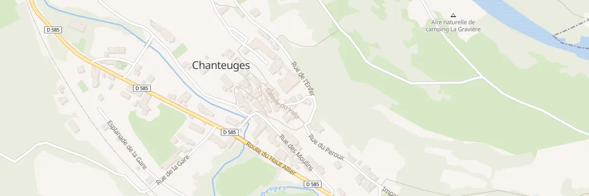 Plan du 17 Calade du Valla à Chanteuges