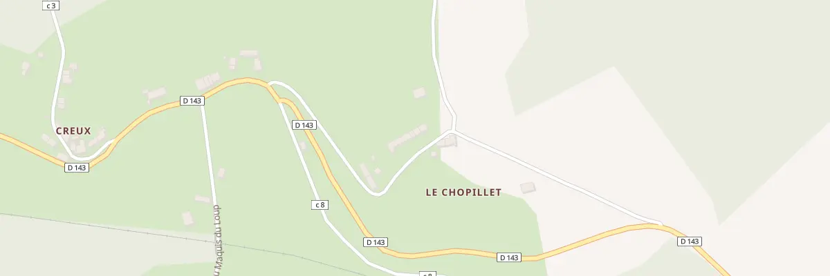 Plan du 140 Le Chopillet à Villiers-sur-Yonne