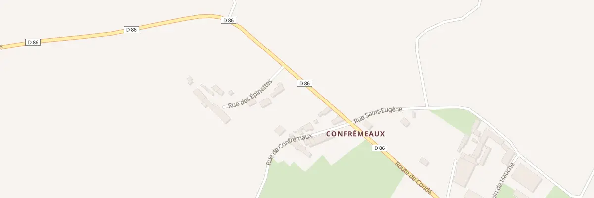 Plan du 1 Rue des Epinettes à Courboin