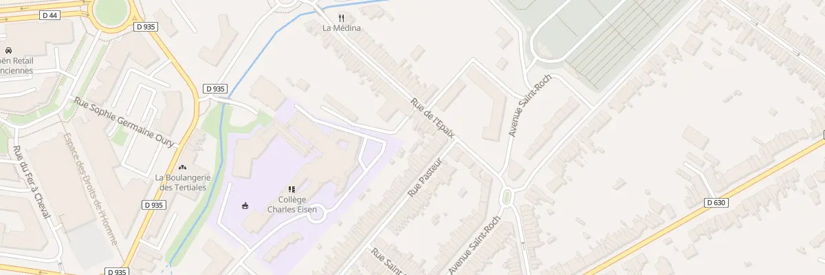 Plan du 21 Rue de l’Epaix à Valenciennes