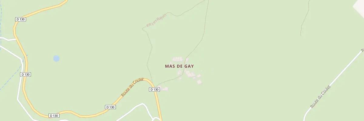 Plan du 5134 Mas de Gay à Saint-Maurice-Navacelles