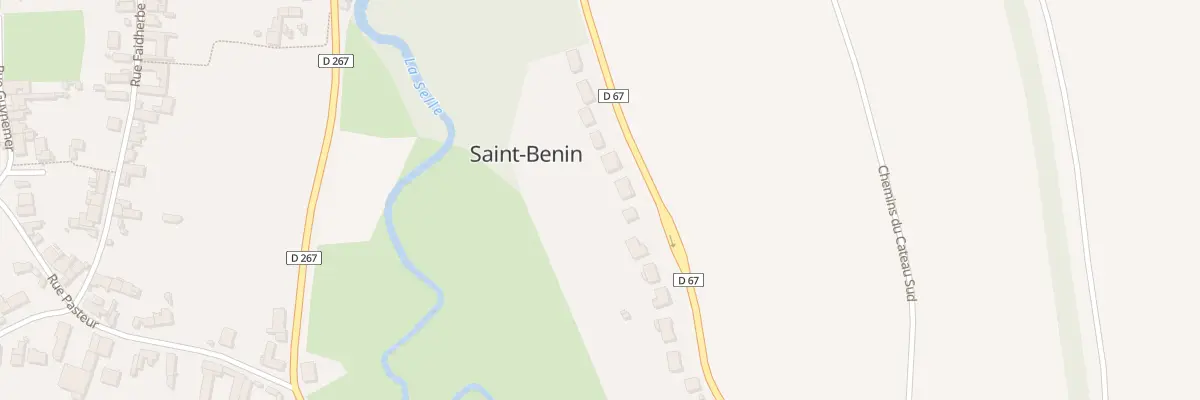 Plan du 23 Fg Galliéni à Saint-Benin