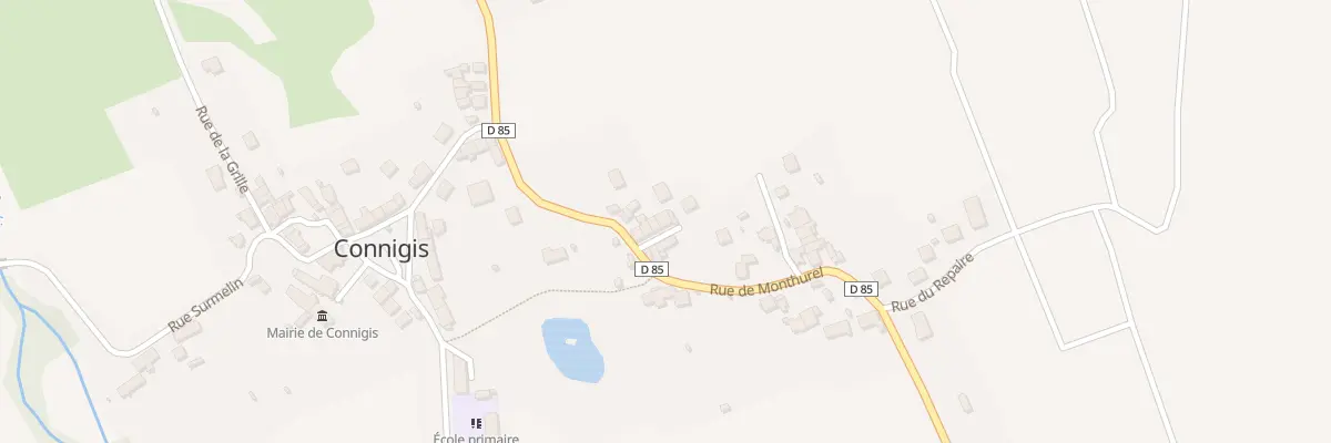 Plan du 8 Rue de Monthurel à Connigis