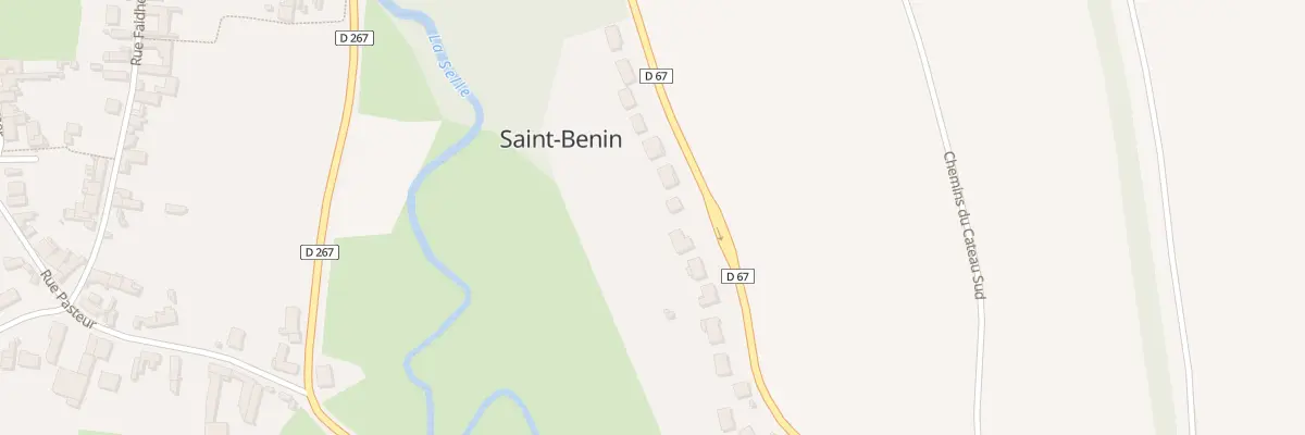 Plan du 21 Fg Galliéni à Saint-Benin