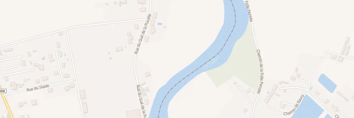 Plan du 10 Rue du Gué de la Pucelle à Appoigny
