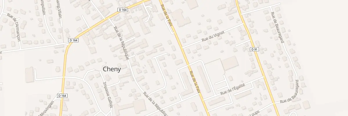 Plan du 17 Rue de la Paix à Cheny