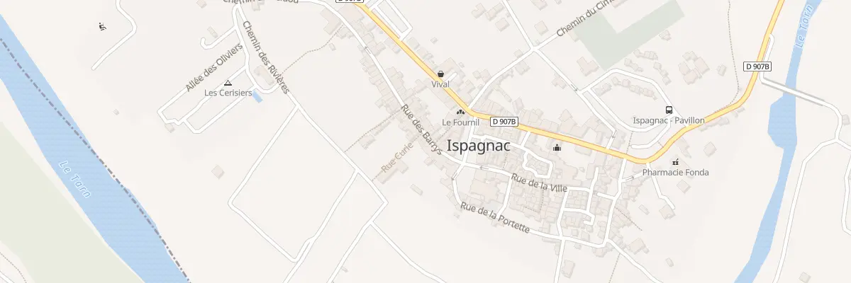 Plan du 5422 Rue des Barrys à Ispagnac