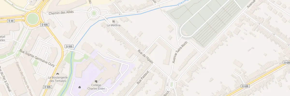 Plan du 6 Rue de l’Epaix à Valenciennes