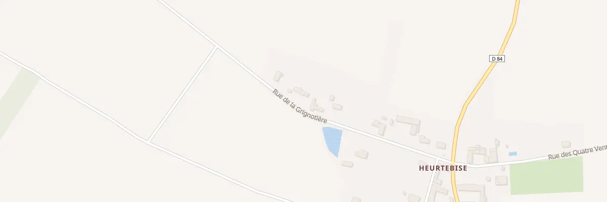 Plan du 192 Hameau de Heurtebise à Vaudeurs