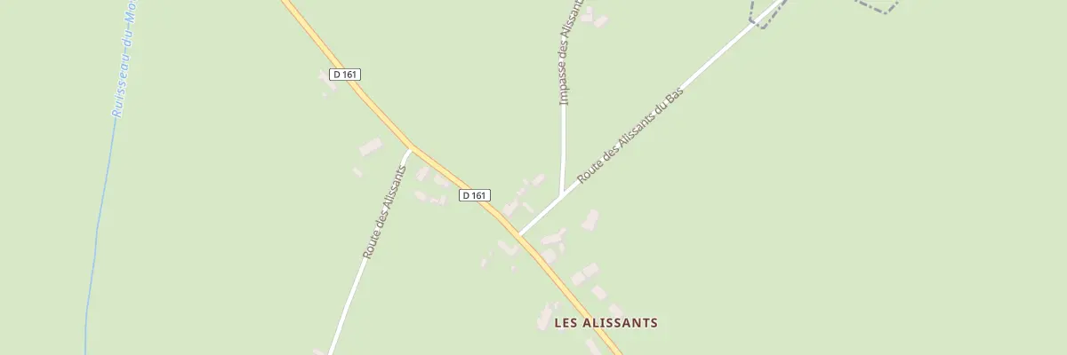 Plan du 3 Rte des Alissants du Bas à Mercy