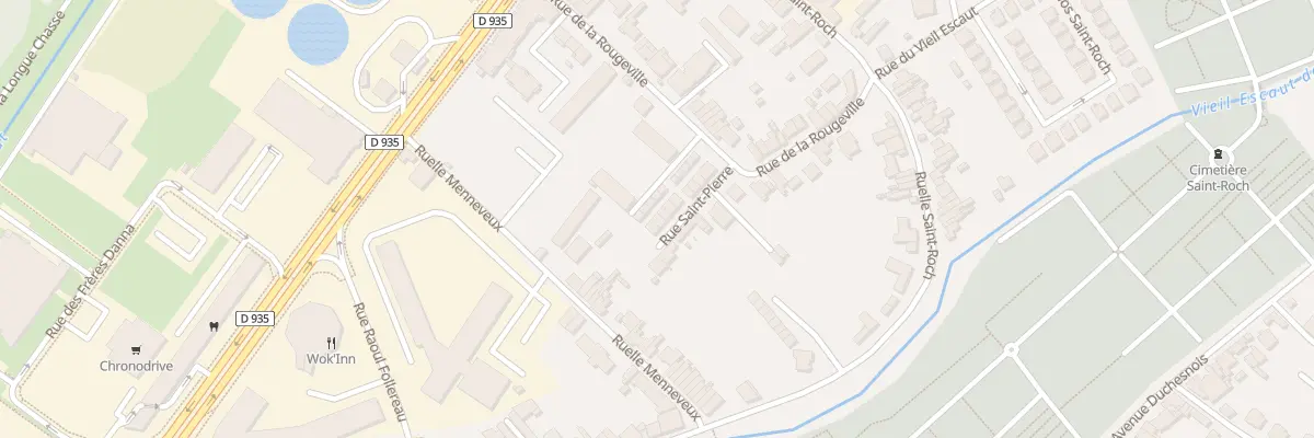 Plan du 18 Rue Saint-pierre à Valenciennes