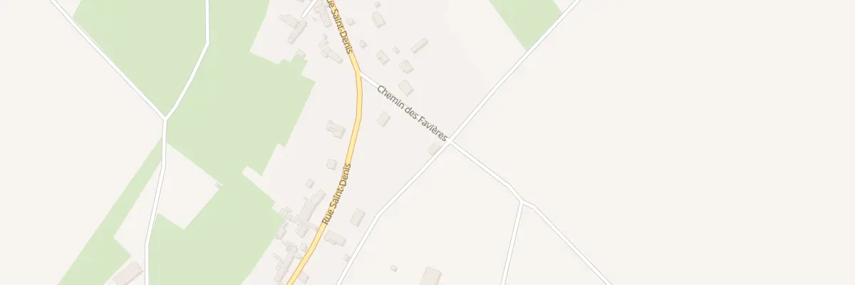 Plan du 1 Che de Favières à Villers-sur-Fère