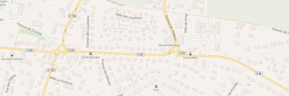 Plan du 19 Av d’Auxerre à Saint-Georges-sur-Baulche