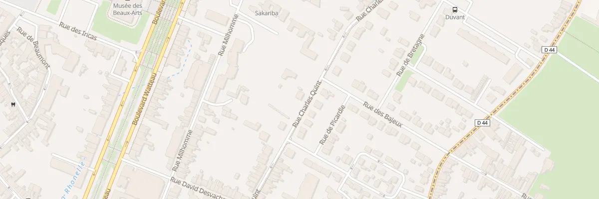 Plan du 69 Rue Charles Quint à Valenciennes
