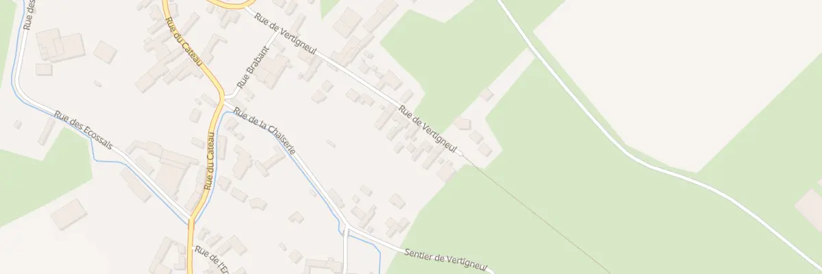 Plan du 16 Rue de Vertigneul à Romeries