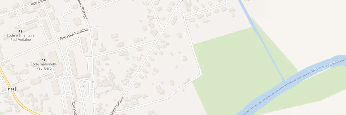 Plan du 30 Rue Edouard Vaillant à Migennes