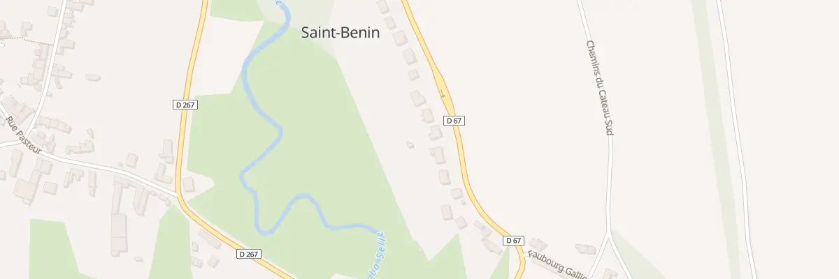 Plan du 15 Fg Galliéni à Saint-Benin
