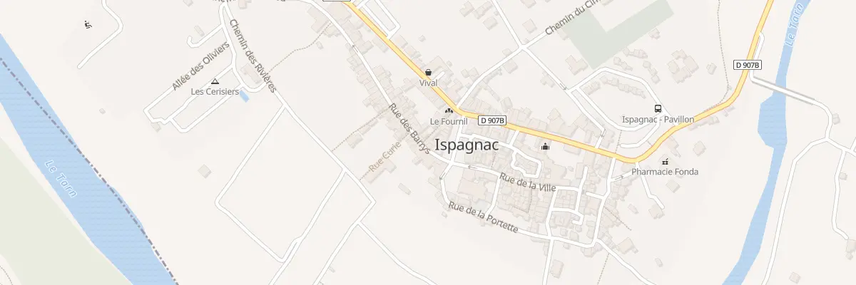 Plan du 5166 Rue des Barrys à Ispagnac