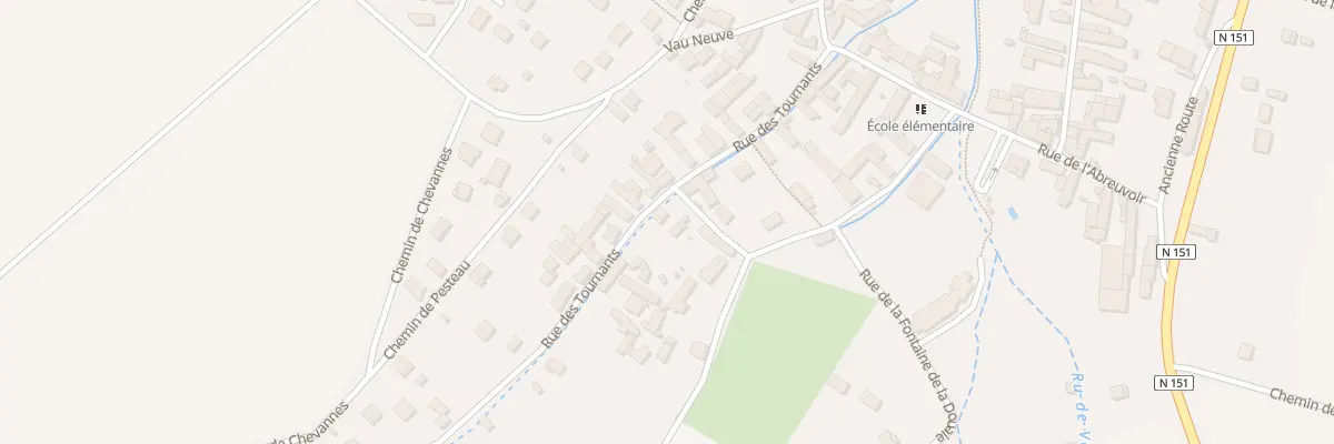 Plan du 7B Rue des Tournants à Vallan