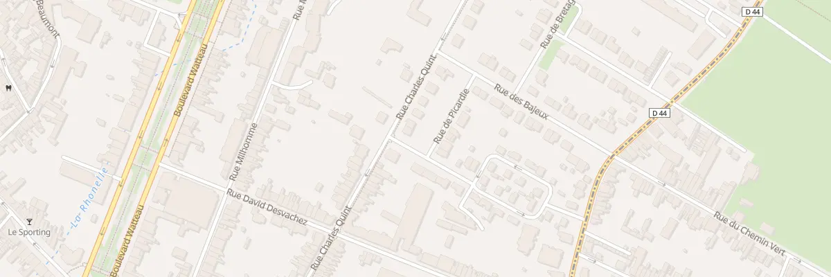 Plan du 66 Rue Charles Quint à Valenciennes
