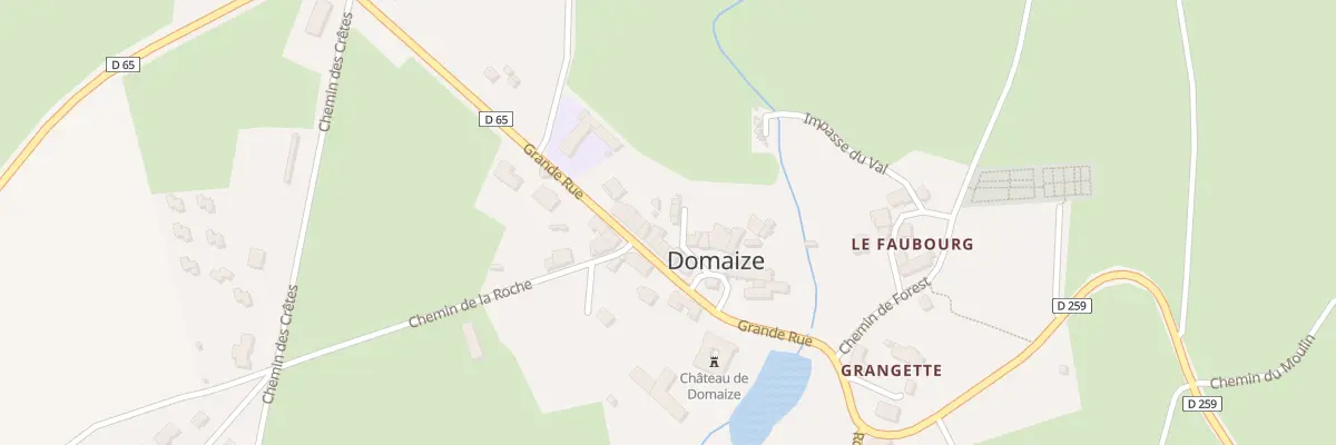 Plan du 5018A Bourg de Domaize à Domaize