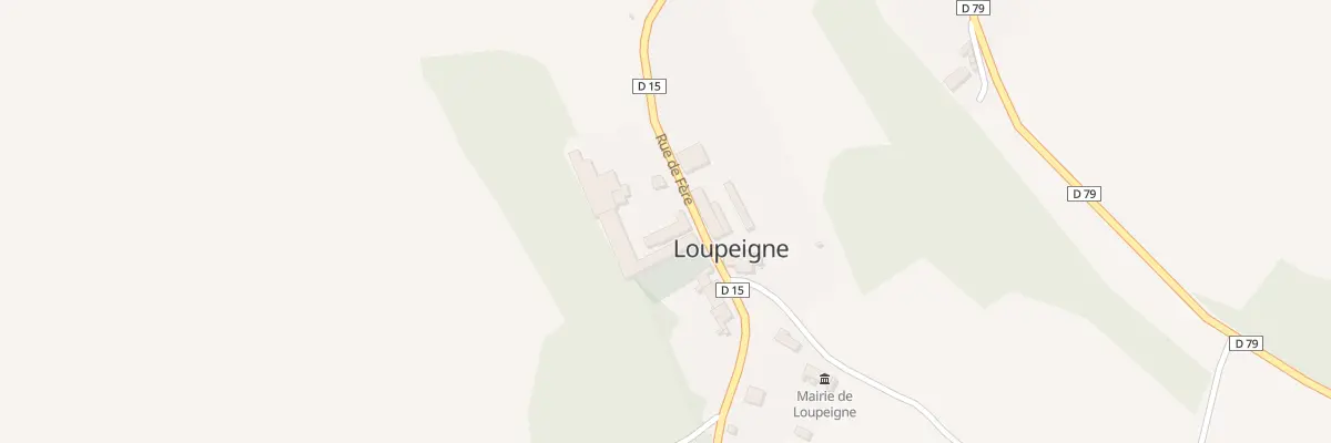 Plan du 11 Rue de Fère à Loupeigne