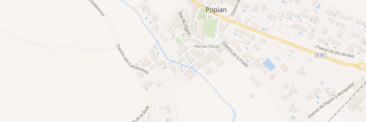 Plan du 5049 Rue des Lavoirs à Popian