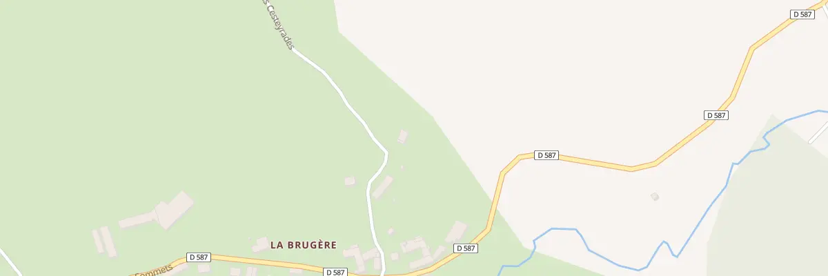 Plan du 5087 La Brugere à Esplantas-Vazeilles