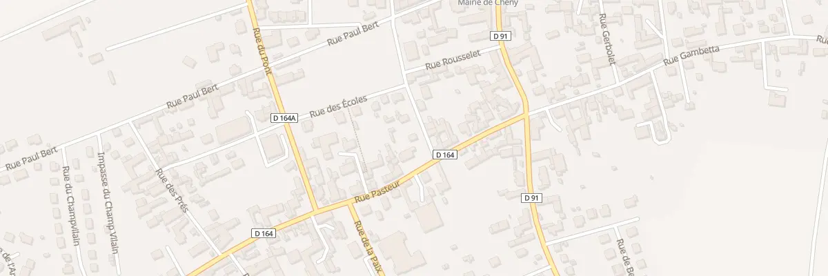 Plan du 1 Rue Georges Jacob à Cheny