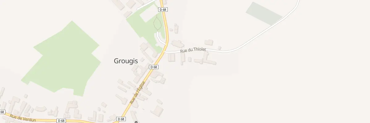 Plan du 2 Rue du Thiolet Vc 4 à Grougis