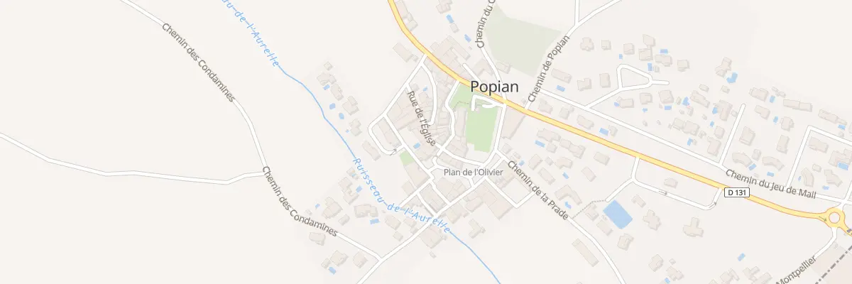 Plan du 5 Rue de l’Eglise à Popian